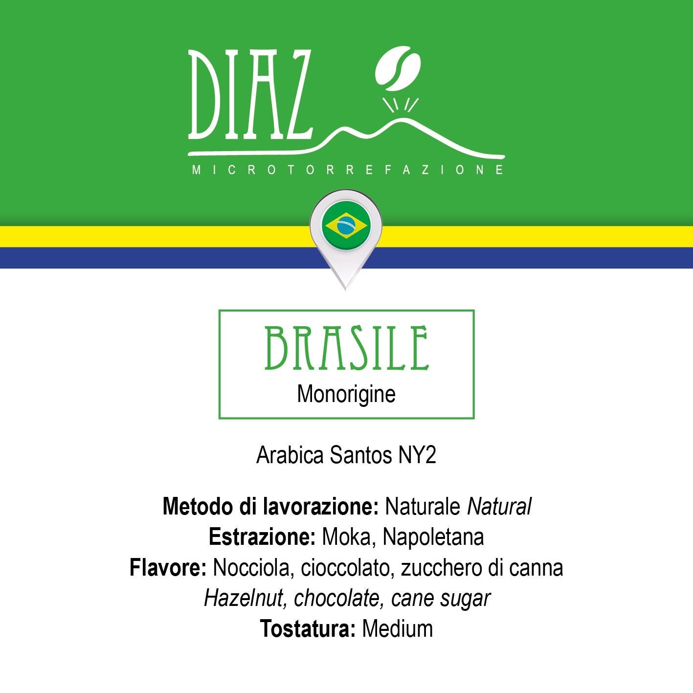 Monorigine Arabica Santos NY2 250gr
